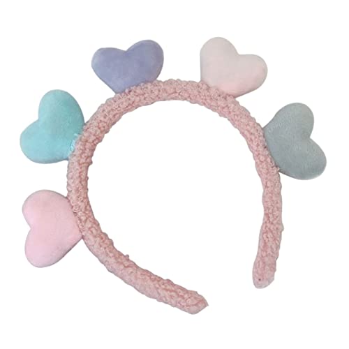 MERRYHAPY liebe Stirnband 2023 Neujahrsstirnband farbige Haargummis Haarschmuck kinder stirnband Haarband herzförmiges Stirnband schönes Party-Stirnband Modellieren schmücken Requisiten Rosa von MERRYHAPY