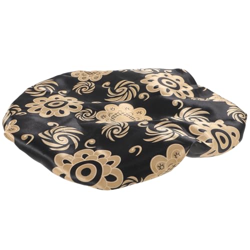MERRYHAPY Elastic Patterned Nachtmütze Für Damen Mehrzweck Satin Schlafhaube Und Duschhaube Schützt Haar Beidseitig Verwendbar Leicht Und Tragbar Für Schönheitspflege von MERRYHAPY