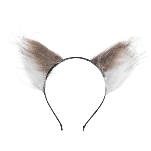MERRYHAPY Tierohren Stirnband für Cosplay Fuchsohr Haarreif Festival Kopfbedeckung Party Accessoire Stirnband für Erwachsene von MERRYHAPY