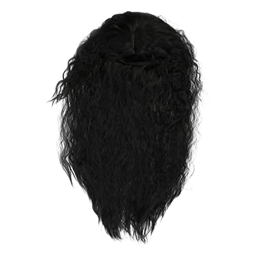MERRYHAPY Locken Perücke Für Frauen Lockiges Perücken-haar Für Damen Schwarze Lockige Perücke Für Erwachsene Perücken-accessoire Für Partys Und Kostüme von MERRYHAPY