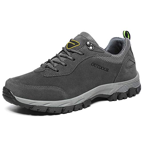 MERRYHE Herren Kletterschuhe Camping Schuh Classic Trainners Outdoor Turnschuhe Sport Trekking Wandern Schuhe Bergsteigen Laufschuhe,Grey-42 von MERRYHE