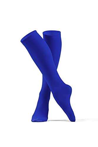 MERSADA Kniestrümpfe Halbstrümpfe Damen Mädchen Stretchy höhe Strümpfe blickdicht 80 den rutschfrei (Universal, dunkelblau) von MERSADA