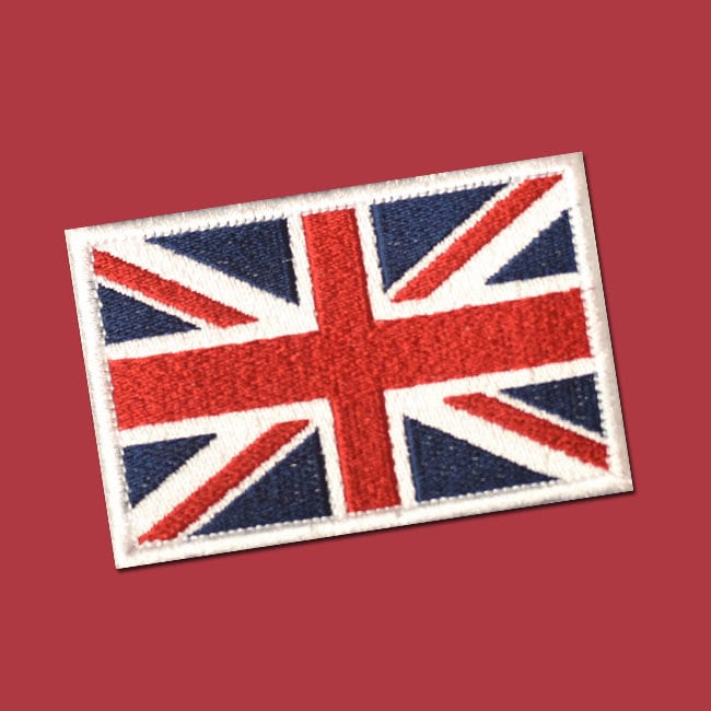 United Kingdom Flag Bestickter Aufnäher, Uk, Aufnäher Für Weste, Jacke, Uniform, Bügeln, Hakenrücken von MERVENDALPS