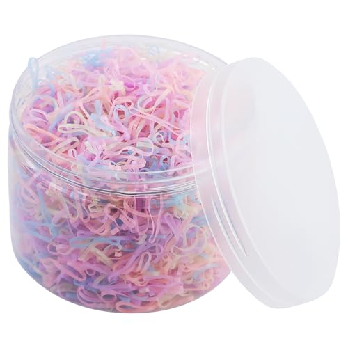 Mini-Gummibänder in Regenbogenfarben,2500 Stück weiche elastische Gummibänder,durchsichtige,Haargummis, für Kinderhaar,zum Flechten und Frisieren von Frauen und Mädchen. Mini-Gummibänder in Regenbogenfarben,2500 Stück weiche elastische Gummibänder,durchsichtige,Haargummis, für Kinderhaar,zum Flechten und Frisieren von Frauen und Mädchen. von MERVYNGLYNNHUNTER