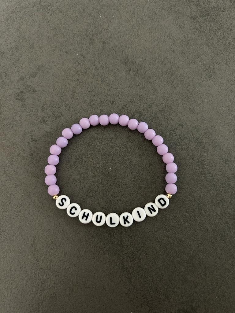 Schulkind Armband Personalisiert - Geschenk Einschulung Kind Namensaemband Bestseller von MERxMER