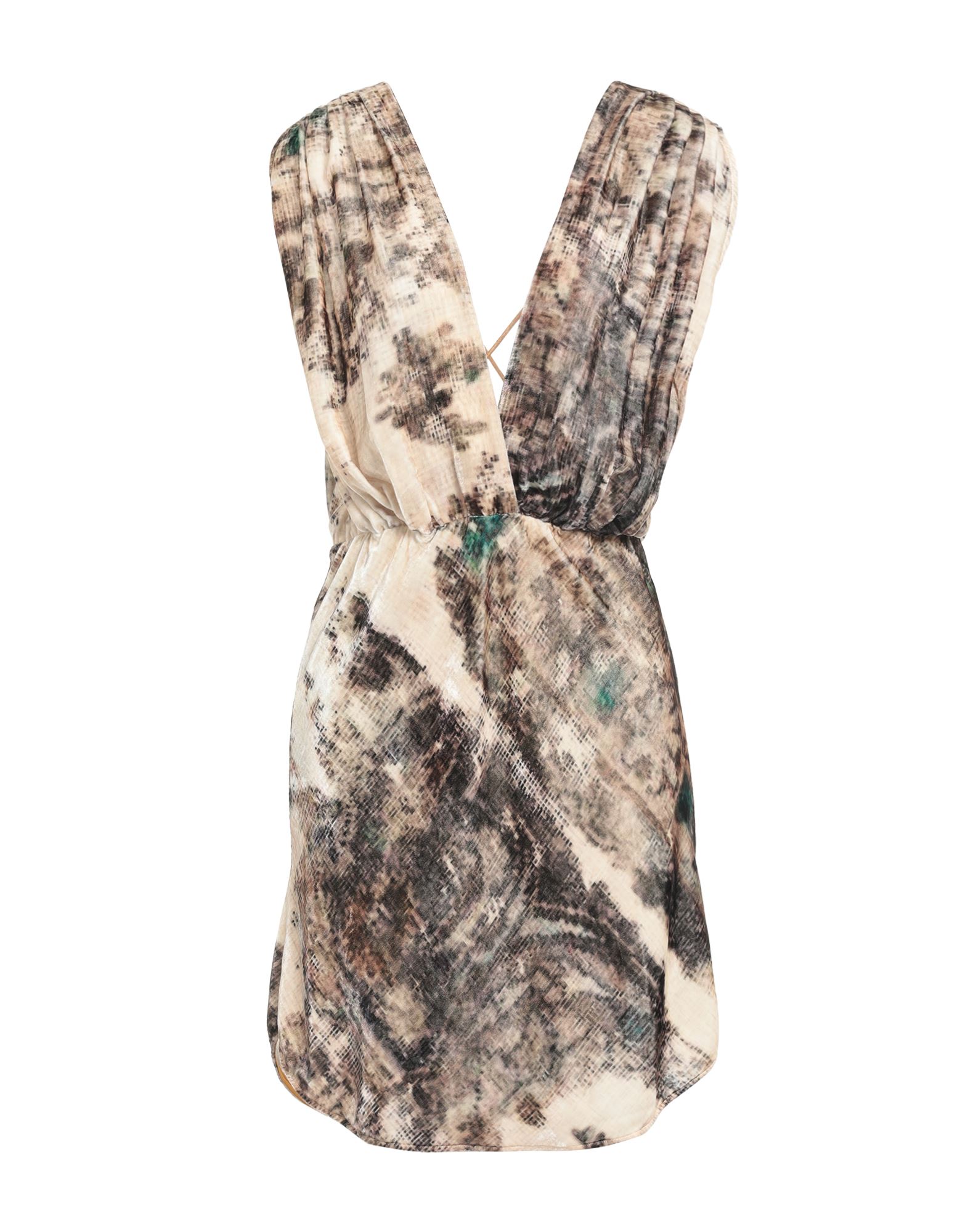 MES DEMOISELLES Mini-kleid Damen Khaki MES DEMOISELLES Mini-kleid Damen Khaki von MES DEMOISELLES