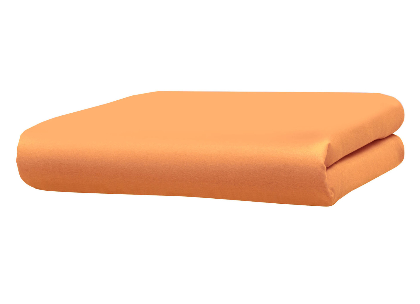 Satin Bettwäsche-Programm von Mesana, Größe 133 (Spannbetttuch, 90-100/200 cm), Orange von MESANA