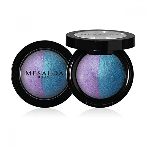 Mesauda Luxus Lidschatten Duo Baked Eyeshadow Duo Wet & Dry Farbe 504 Fein von MESAUDA