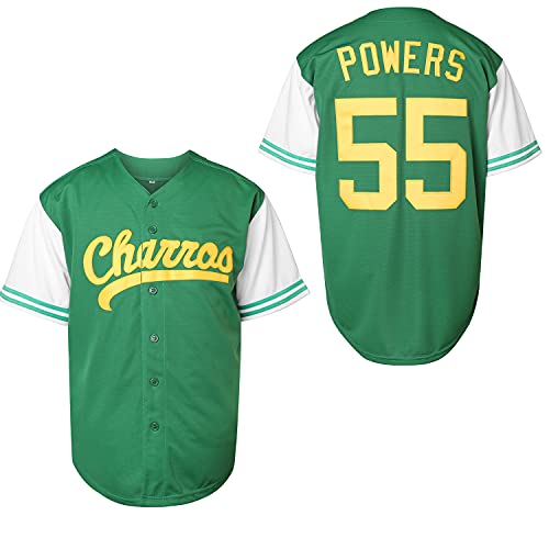 MESOSPERO Herren 55 Kenny Powers Shirt Eastbound and Down Movie Baseball Jersey genäht - - X-Groß von MESOSPERO