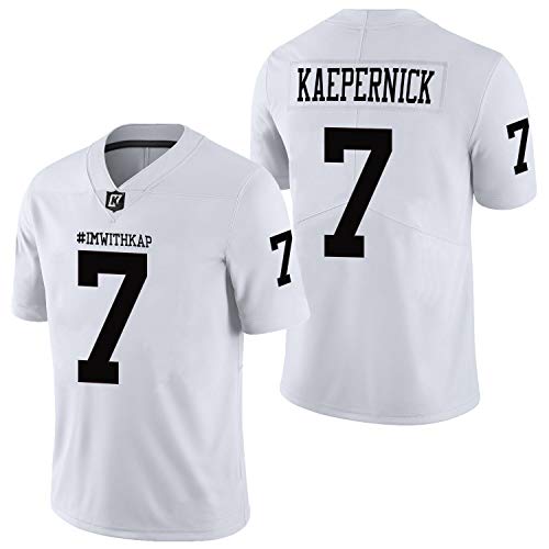 MESOSPERO ImWithKap 7 Colin Kaepernick IM with KAP All Stitched Movie Football Jersey Schwarz S-XXXL - Weiß - XX-Large MESOSPERO ImWithKap 7 Colin Kaepernick IM with KAP All Stitched Movie Football Jersey Schwarz S-XXXL - Weiß - XX-Large von MESOSPERO