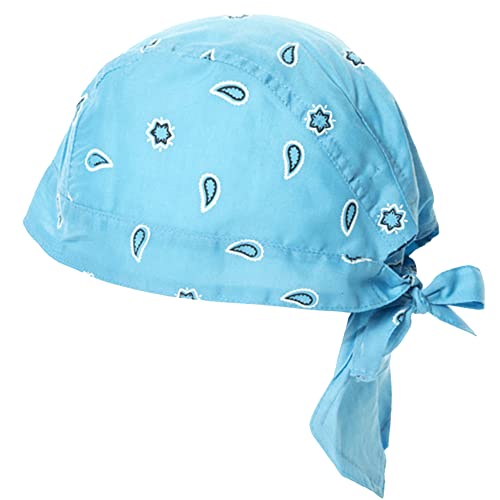 Mess Bandana für Kinder, Meer, Baumwolle, leicht, vorgeformt, gemustert, Sonnenschutz, Kinder, verstellbar, Einheitsgröße, türkis, Einheitsgröße von MESS