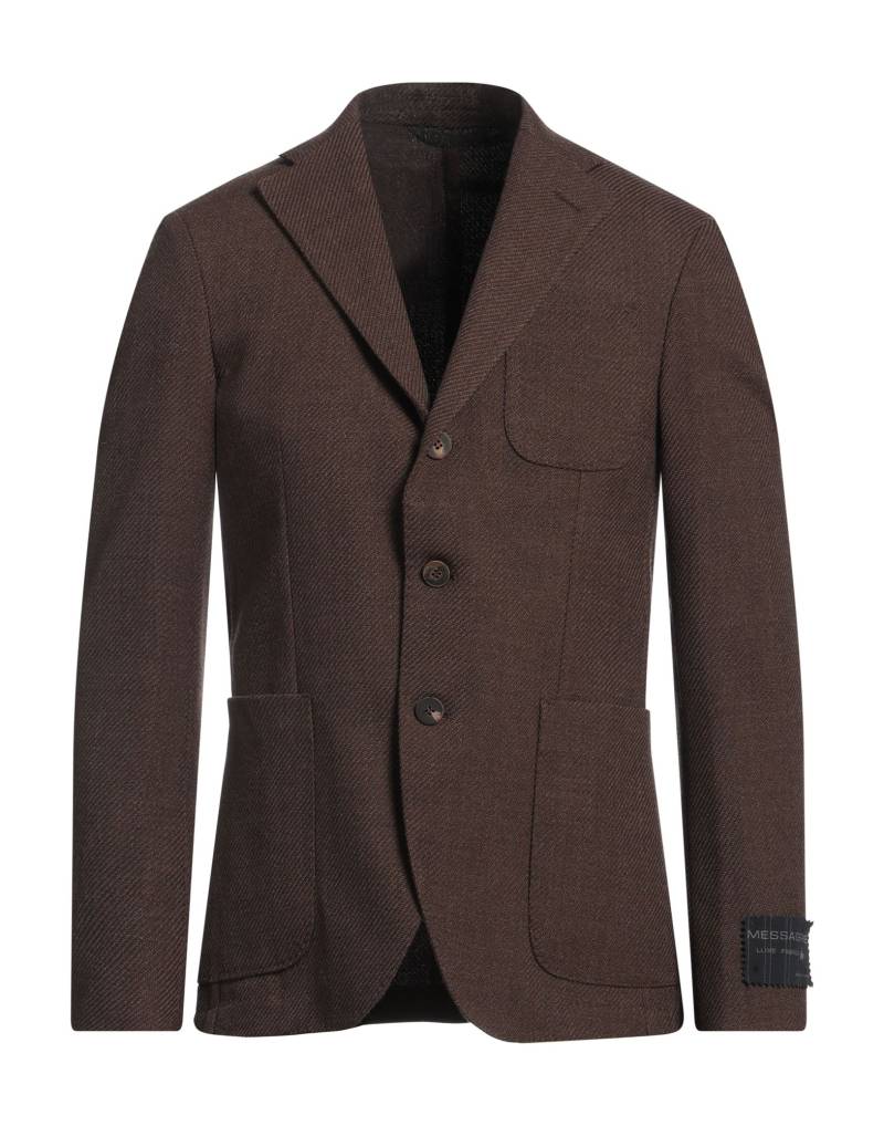 MESSAGERIE Blazer Herren Braun von MESSAGERIE