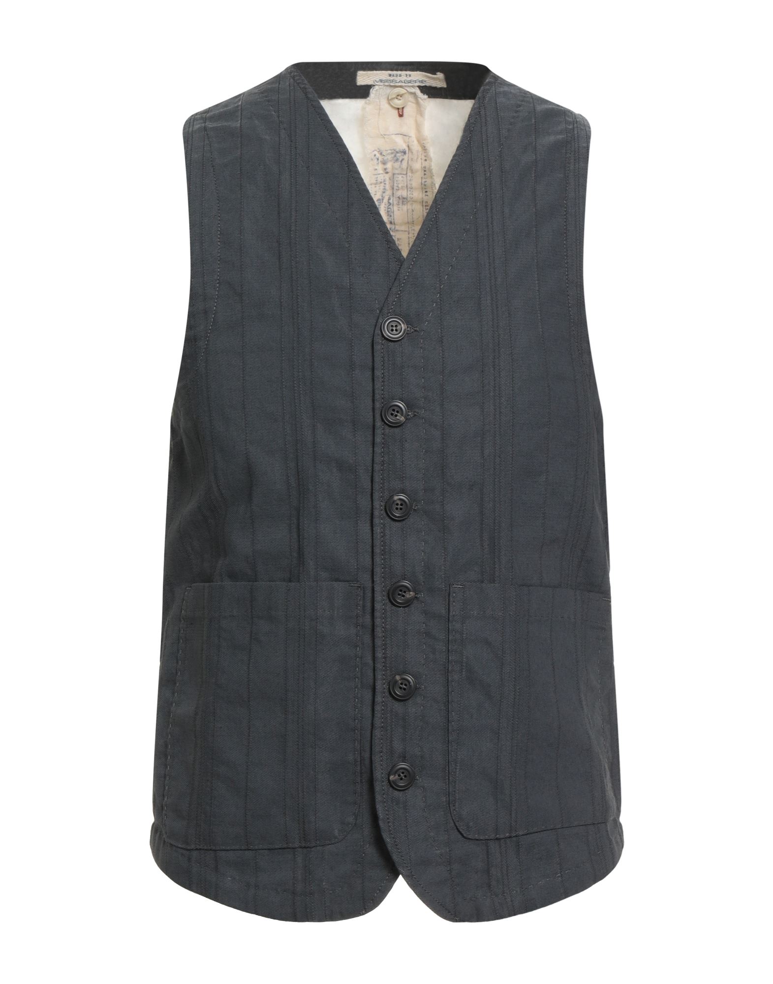 MESSAGERIE Couture-weste Herren Braungrau von MESSAGERIE