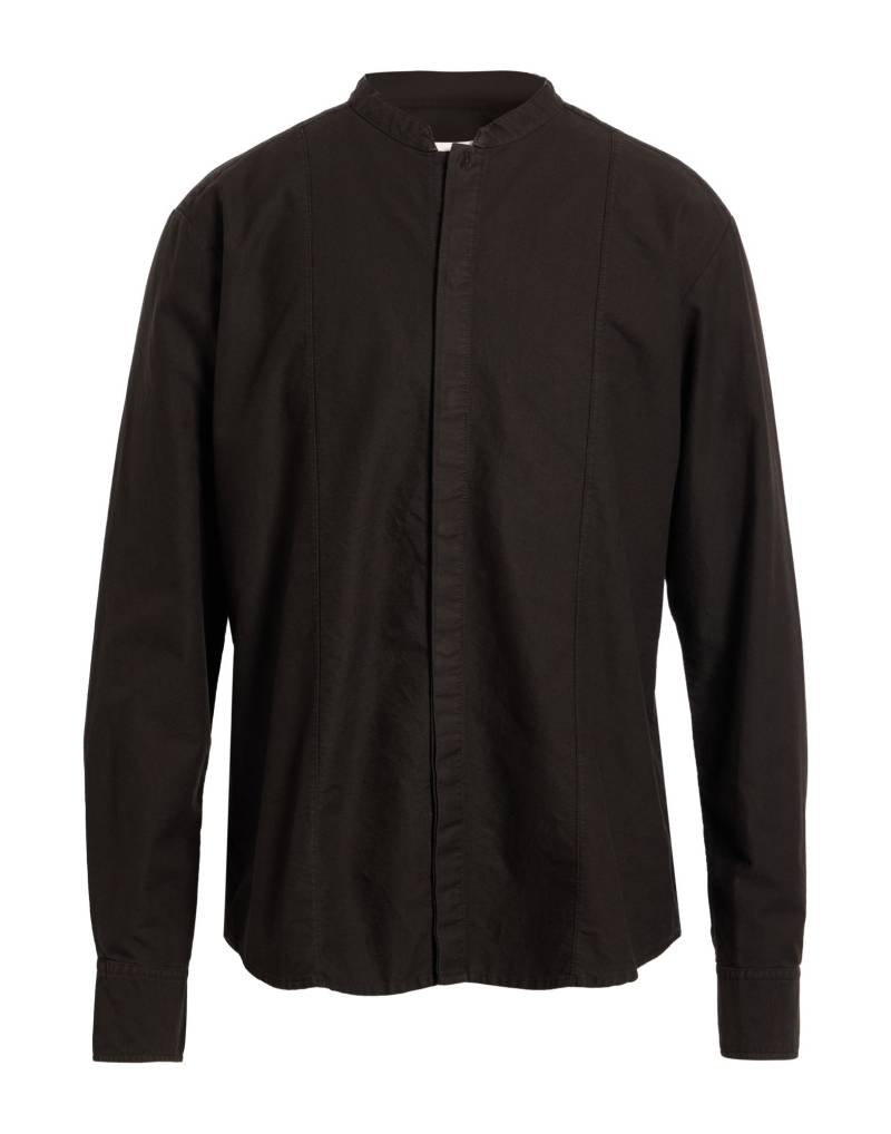 MESSAGERIE Hemd Herren Dunkelbraun von MESSAGERIE