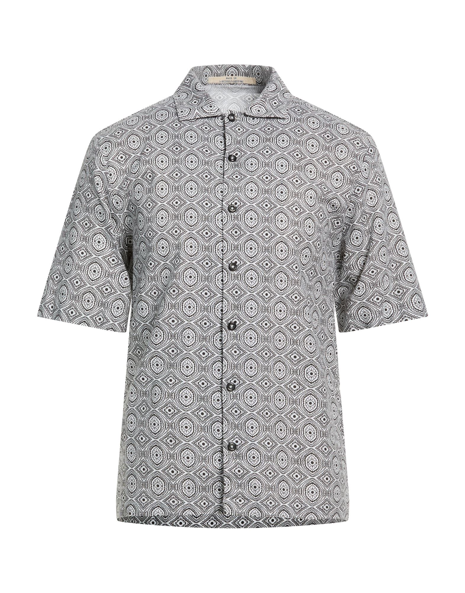 MESSAGERIE Hemd Herren Schwarz von MESSAGERIE