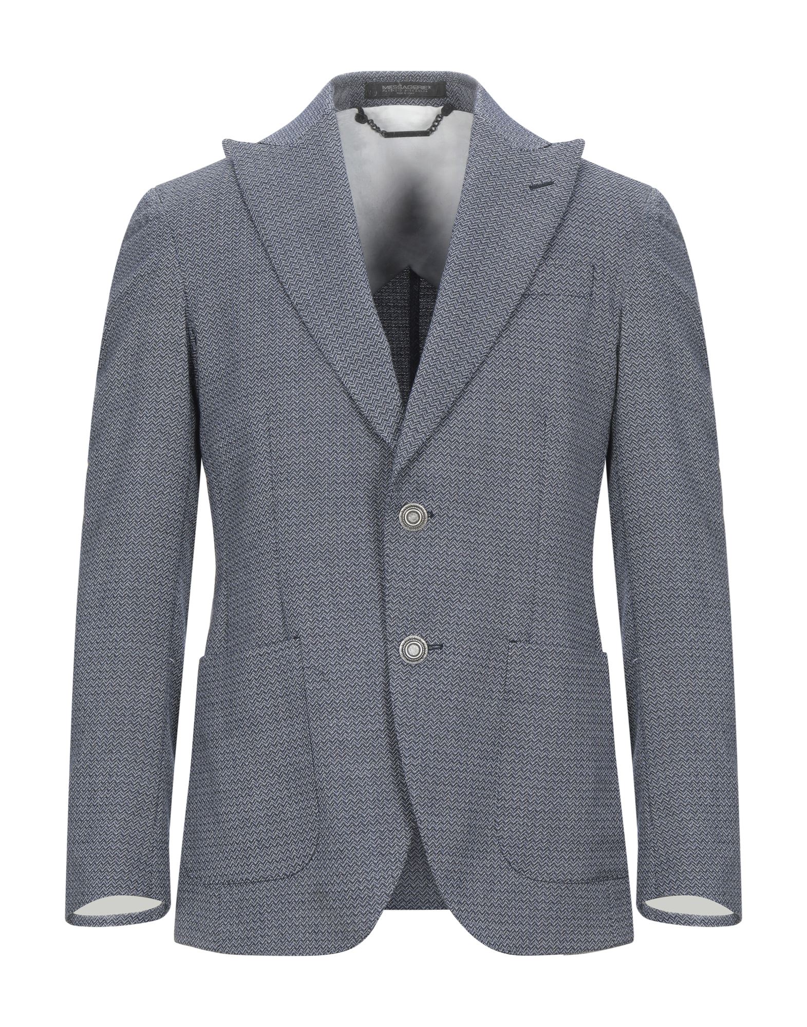 MESSAGERIE Blazer Herren Blau von MESSAGERIE