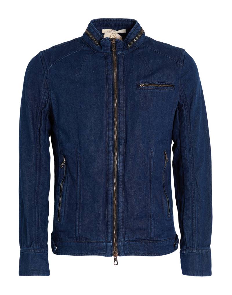 MESSAGERIE Jeansjacke/-mantel Herren Blau von MESSAGERIE