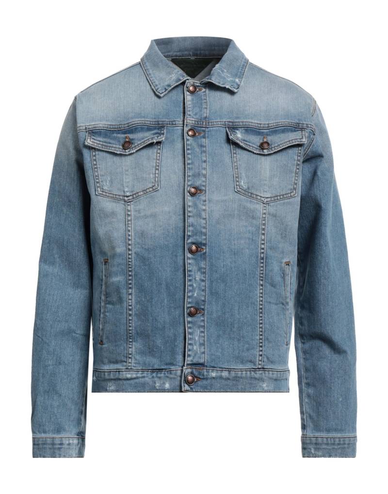 MESSAGERIE Jeansjacke/-mantel Herren Blau von MESSAGERIE