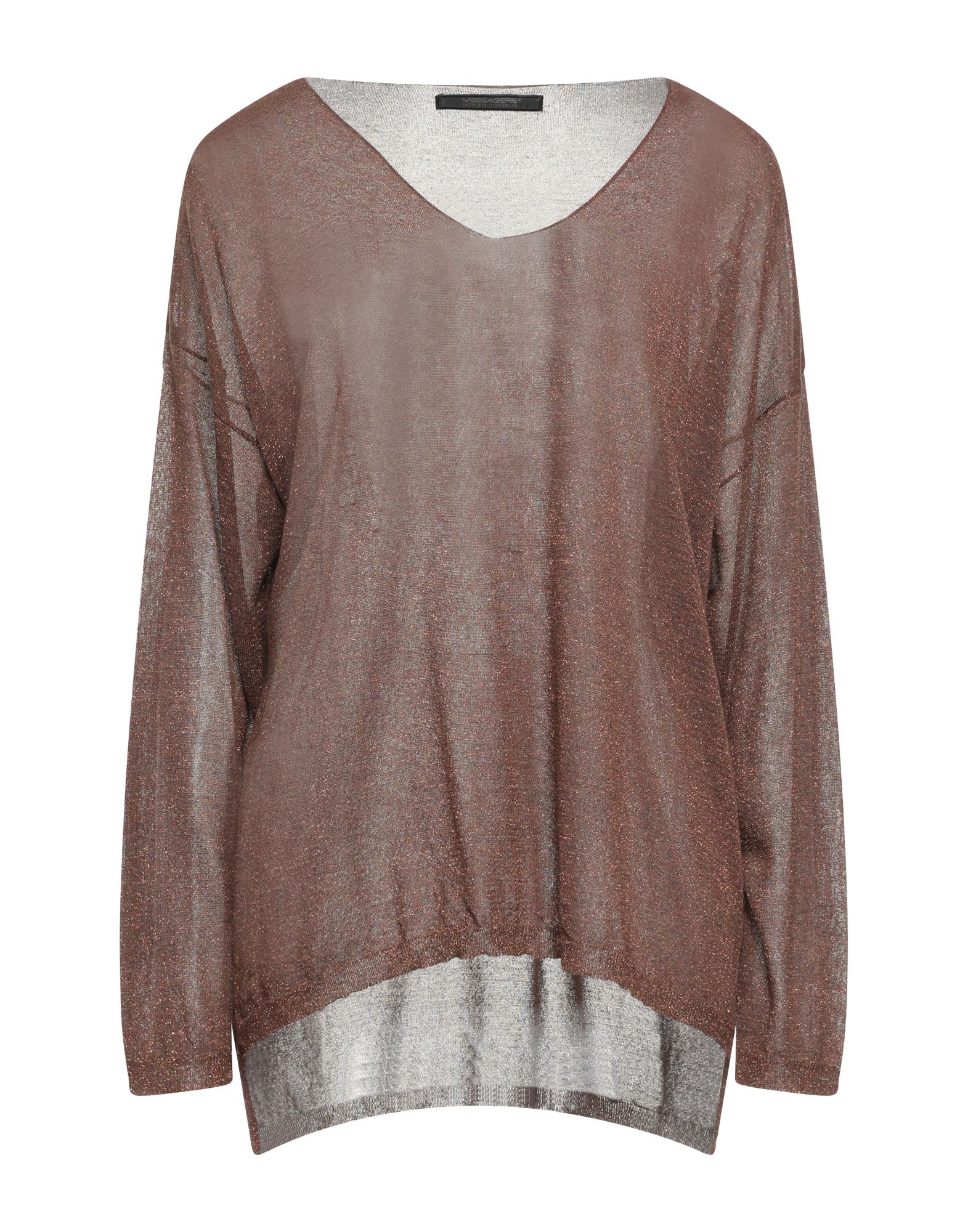 MESSAGERIE Pullover Damen Braun von MESSAGERIE