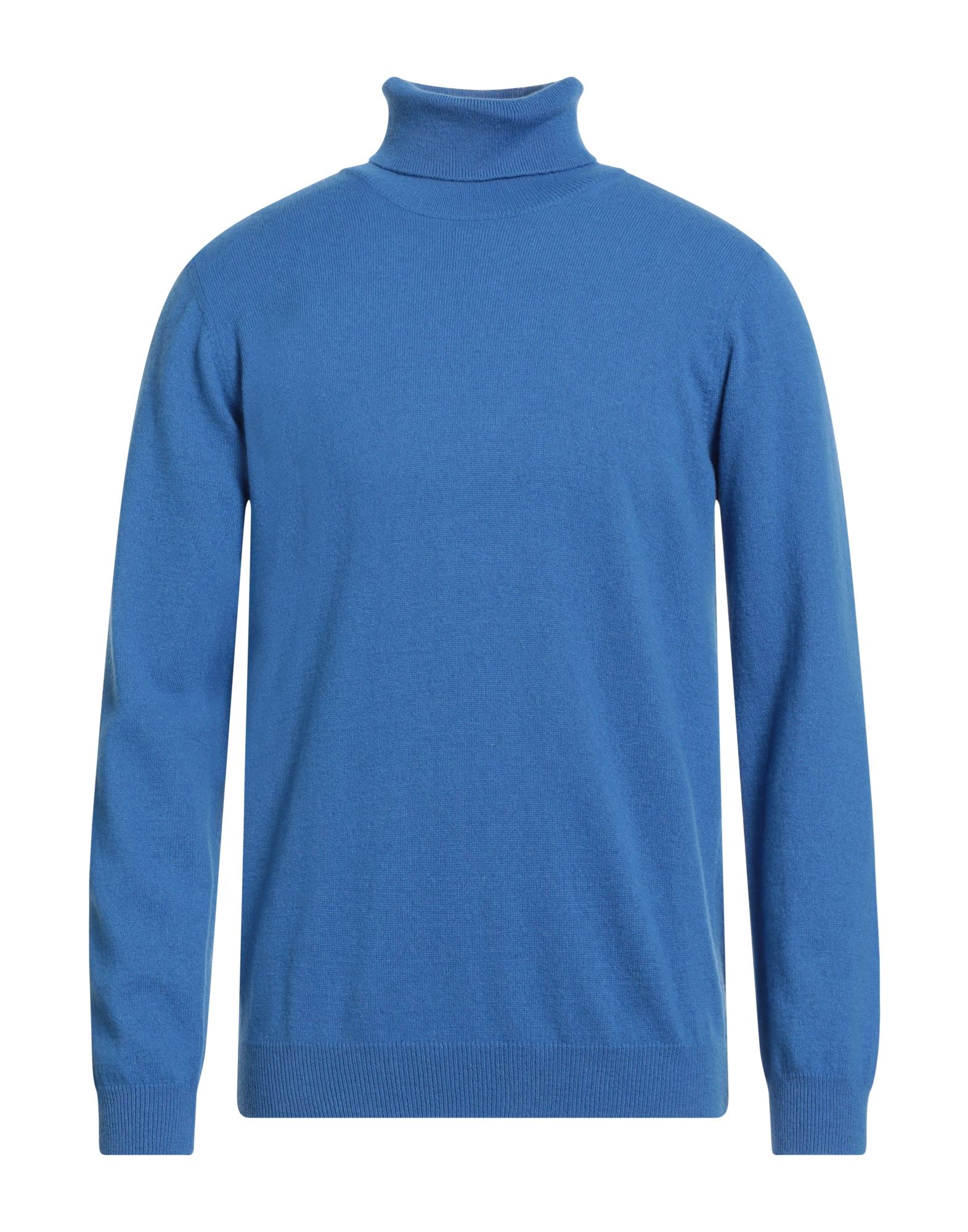 MESSAGERIE Rollkragenpullover Herren Azurblau von MESSAGERIE