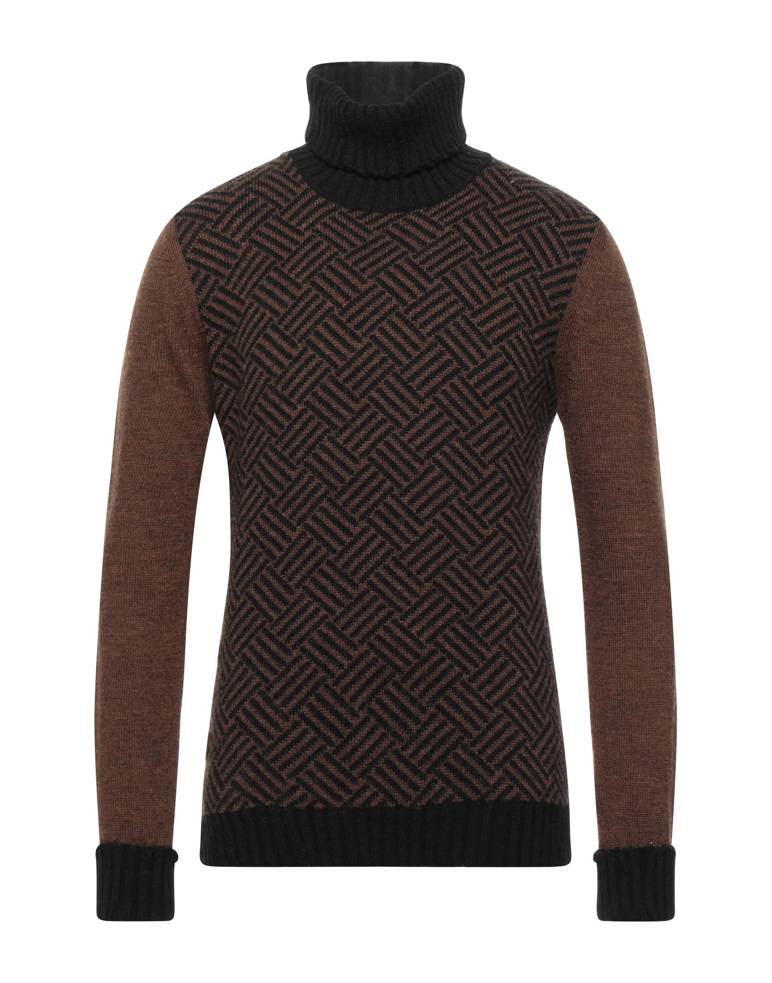 MESSAGERIE Rollkragenpullover Herren Braun von MESSAGERIE