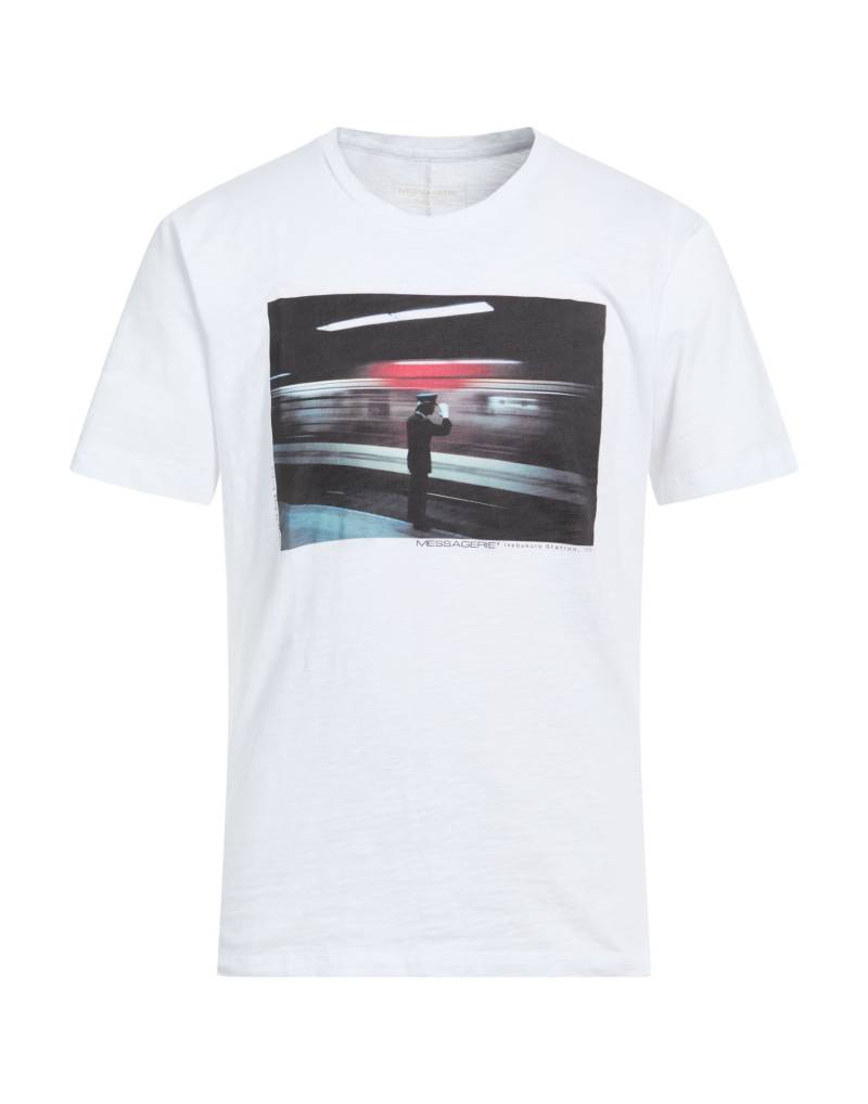 MESSAGERIE T-shirts Herren Weiß von MESSAGERIE