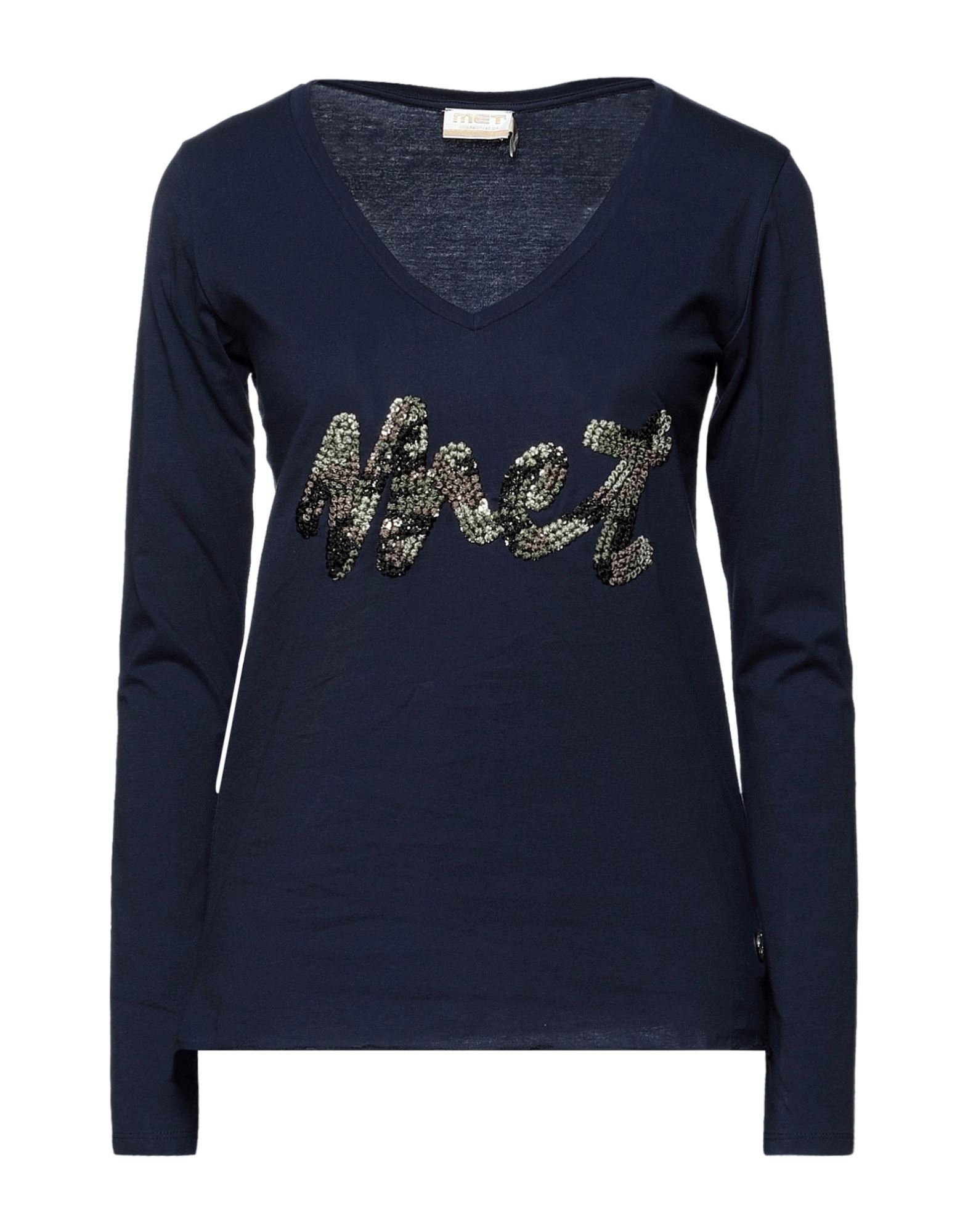 MET JEANS T-shirts Damen Nachtblau MET JEANS T-shirts Damen Nachtblau von MET JEANS