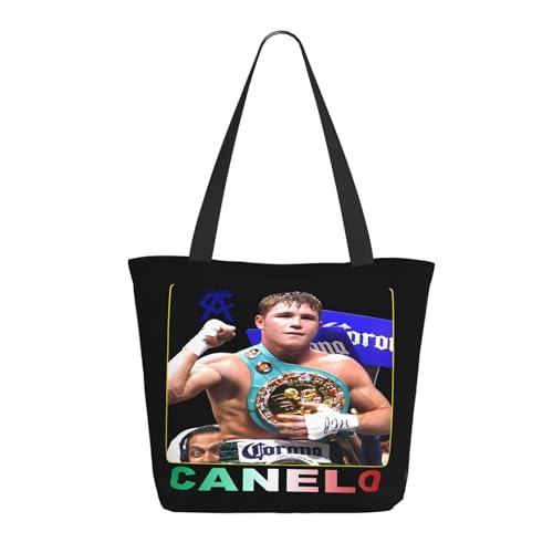 METUIPASAIT Damen Alvarez Star Boxer Canelo Shopper Einkaufstasche mit Reißverschluss Einkaufs- und Pendlerhandtasche für Frauen METUIPASAIT Damen Alvarez Star Boxer Canelo Shopper Einkaufstasche mit Reißverschluss Einkaufs- und Pendlerhandtasche für Frauen von METUIPASAIT