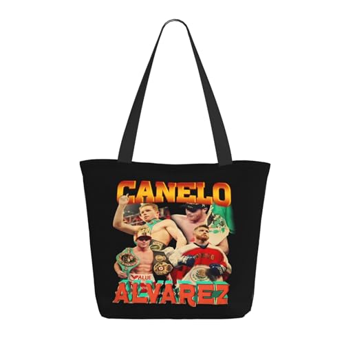 METUIPASAIT Damen Alvarez Star Boxer Canelo Shopper Einkaufstasche mit Reißverschluss Einkaufs- und Pendlerhandtasche für Frauen METUIPASAIT Damen Alvarez Star Boxer Canelo Shopper Einkaufstasche mit Reißverschluss Einkaufs- und Pendlerhandtasche für Frauen von METUIPASAIT