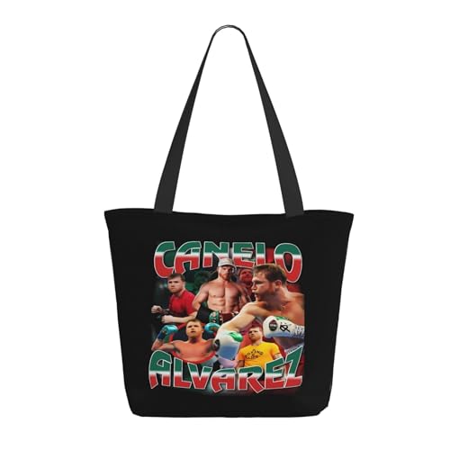 METUIPASAIT Damen Alvarez Star Boxer Canelo Shopper Einkaufstasche mit Reißverschluss Einkaufs- und Pendlerhandtasche für Frauen METUIPASAIT Damen Alvarez Star Boxer Canelo Shopper Einkaufstasche mit Reißverschluss Einkaufs- und Pendlerhandtasche für Frauen von METUIPASAIT
