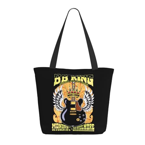 METUIPASAIT Damen B.B. Singer King Shopper Einkaufstasche mit Reißverschluss Einkaufs- und Pendlerhandtasche für Frauen METUIPASAIT Damen B.B. Singer King Shopper Einkaufstasche mit Reißverschluss Einkaufs- und Pendlerhandtasche für Frauen von METUIPASAIT