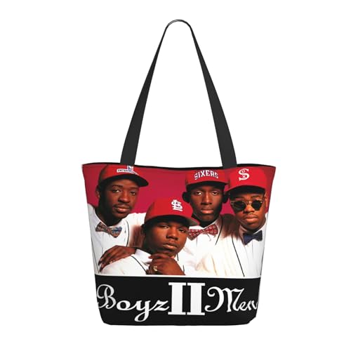 METUIPASAIT Damen Boyz Music Group Shopper Einkaufstasche mit Reißverschluss Einkaufs- und Pendlerhandtasche für Frauen METUIPASAIT Damen Boyz Music Group Shopper Einkaufstasche mit Reißverschluss Einkaufs- und Pendlerhandtasche für Frauen von METUIPASAIT