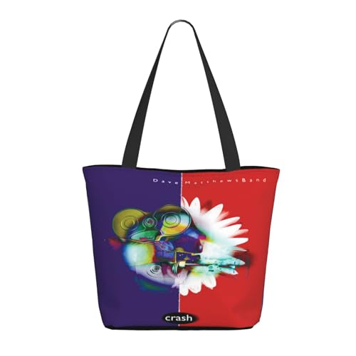 METUIPASAIT Damen Dave Rock Band Shopper Einkaufstasche mit Reißverschluss Einkaufs- und Pendlerhandtasche für Frauen METUIPASAIT Damen Dave Rock Band Shopper Einkaufstasche mit Reißverschluss Einkaufs- und Pendlerhandtasche für Frauen von METUIPASAIT