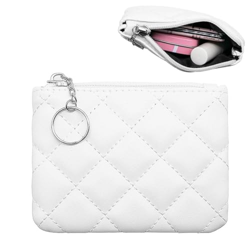 MEXRUMI 1 Stück Mini Handtasche Kosmetiktasche Schlüsselmäppchen Damen Portemonnaie Damen Mini Damen Geldbeutel Klein Für Aufbewahrung Von Kleingeld Bankkarten Schlüssel Und Kleinen Kosmetikartikeln(W von MEXRUMI