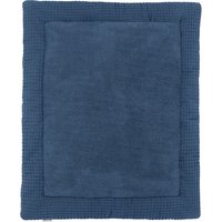 MEYCO Laufgittereinlage Waffel teddy - Indigo - 80 x 100 cm von MEYCO