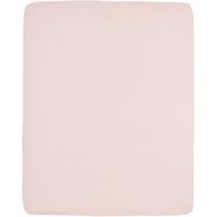 Meyco Jersey Spannbettlaken Laufgittermatraze 75 x 95 cm Soft Pink von MEYCO