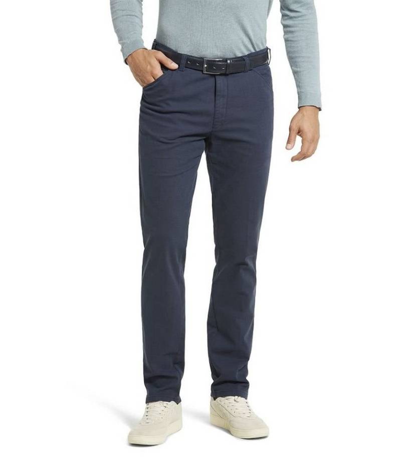 MEYER 5-Pocket-Jeans MEYER CHICAGO marine 2-5566-18 - BI-COLOUR MICRO DESIGN von MEYER