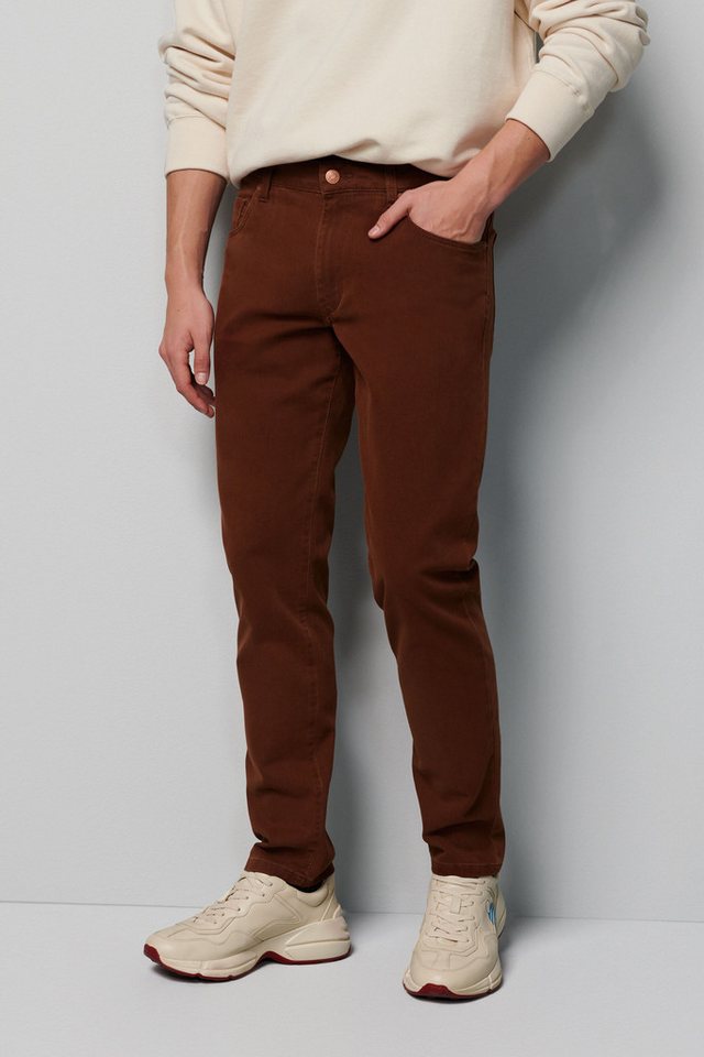 MEYER Chinos Five-Pocket-Hose M5 Linie, im unifarbenen Design von MEYER