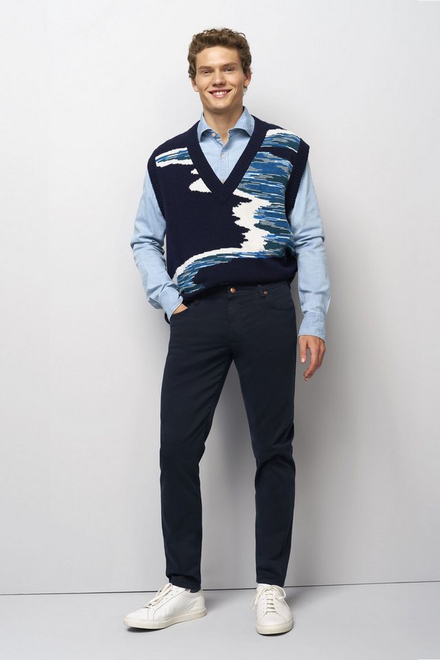 MEYER Chinos M5 Five Pocket M5 Linie, aus High Performance Satin von MEYER