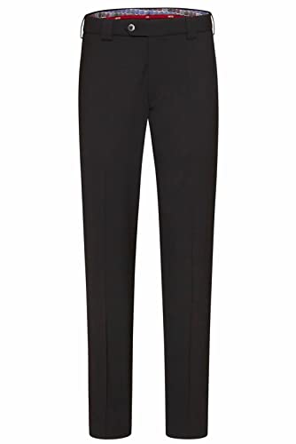 MEYER Hosen Business Chino Roma 9-344 - modern fit, hochwertige & Bequeme Wollhose, Schwarz (09), 58 von MEYER