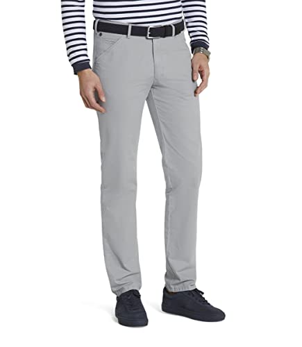 MEYER Herren Hose Chicago Baumwolle - 1-5040 - Mikrostreifen Baumwollchino von MEYER