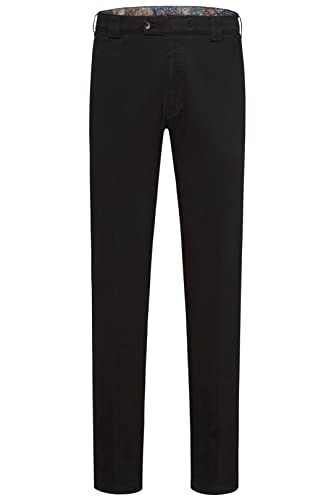 MEYER Herren Hose ROMA 9-316 – Baumwollhosen, sportive moderne Freizeit Chino, Schwarz (09), W42/L30 von MEYER