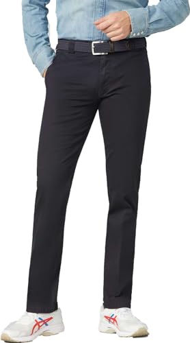 MEYER Herren Hose ROMA 9-316 – Baumwollhosen, sportive moderne Freizeit Chino, Marine (18), W40/L30 von MEYER