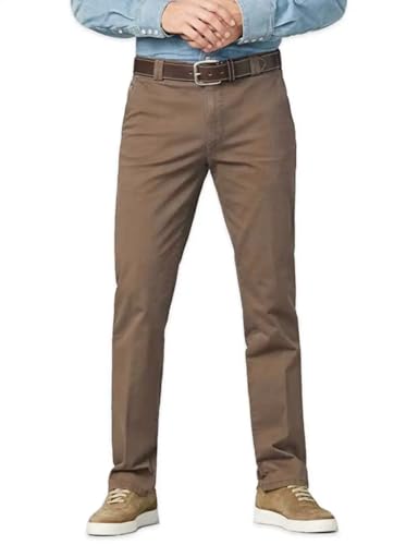 MEYER Herren Hose Roma 9-316 – Baumwollhosen, Sportive Moderne Freizeit Chino, Stein (35), 56 von MEYER