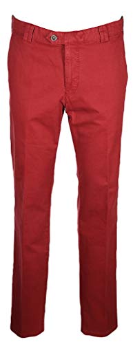 MEYER Herren Hose Roma 9-316 – Baumwollhosen, Sportive Moderne Freizeit Chino, Rot (55), 30 von MEYER