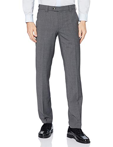 MEYER Hosen Business Chino ROMA 9-344 - modern fit, hochwertige & bequeme Wollhose Mittelgrau Gr.50 von MEYER