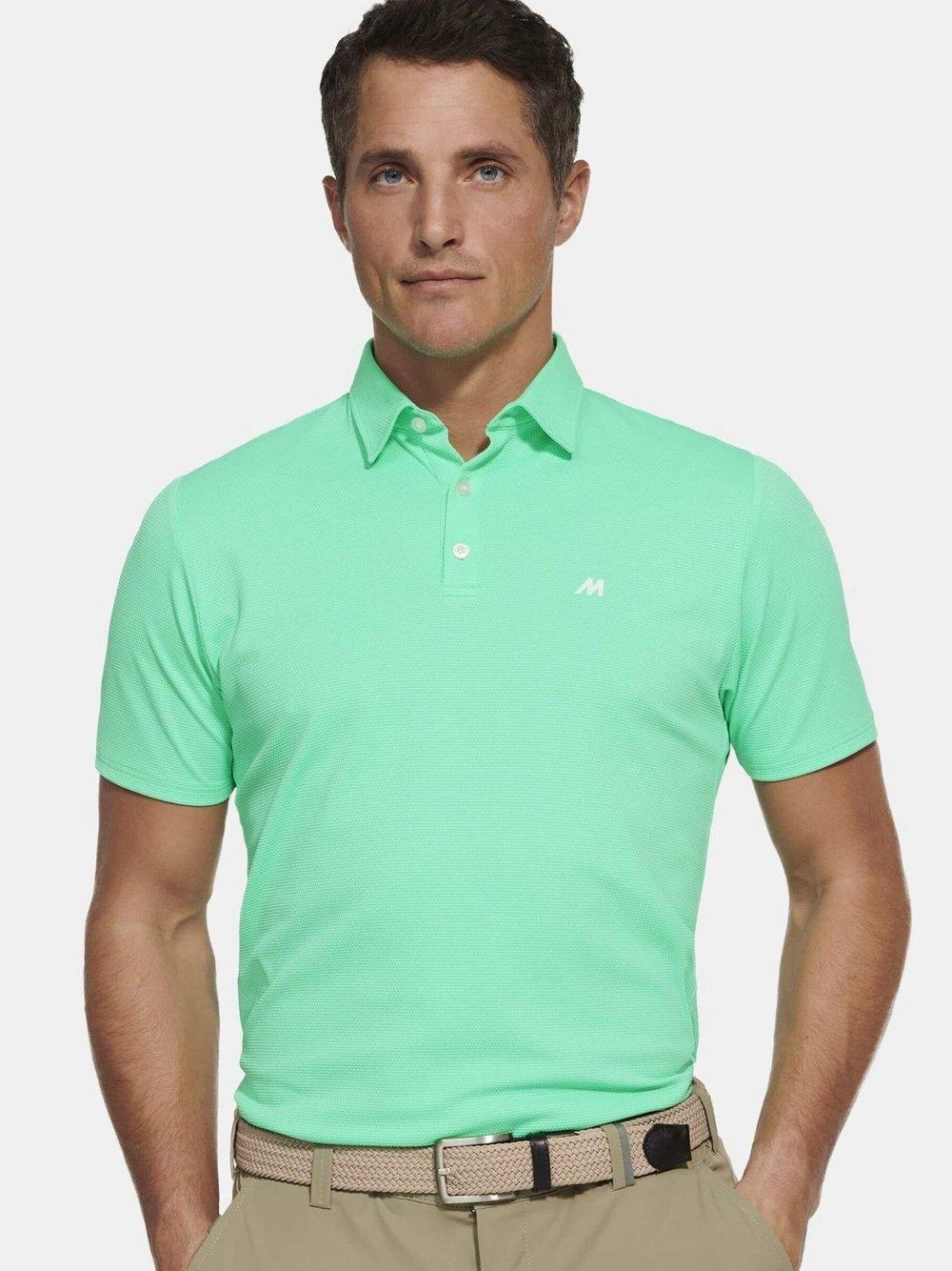 MEYER Poloshirt Herren Polyamid V-Ausschnitt, mint von MEYER