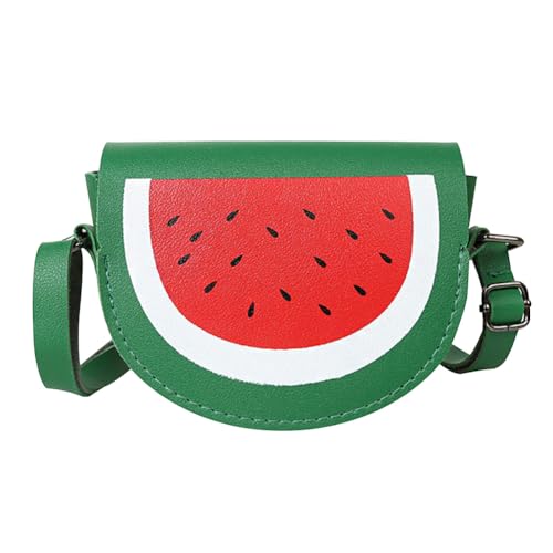 MEZHEN Wassermelone Umhängetasche Handtasche Hawaii Tasche Cartoon Obst Crossbody Bag Mädchen Taschen Kettentasche Tasche Urlaub Reise Geldbörse Kinde Geschenk von MEZHEN
