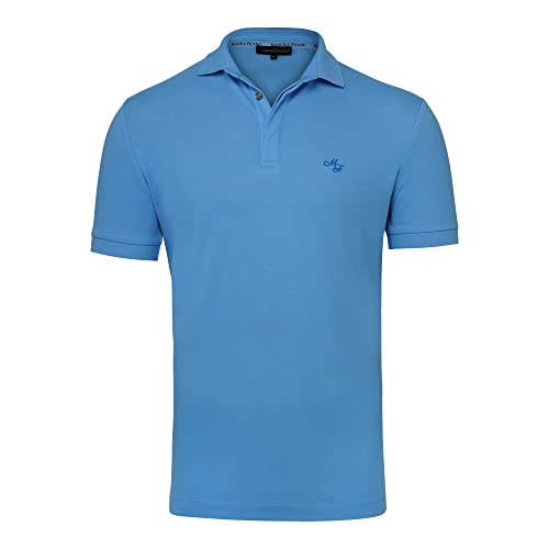 Manuele Ficano Herren Polo Shirt - Elegantes Kurz Arm Hemd - Premium Polo Shirt aus 100% Baumwolle - Golf T-Shirt - Poloshirt für Tennis, Golf, Sommer, Freizeit und Sport von MF Manuele Ficano