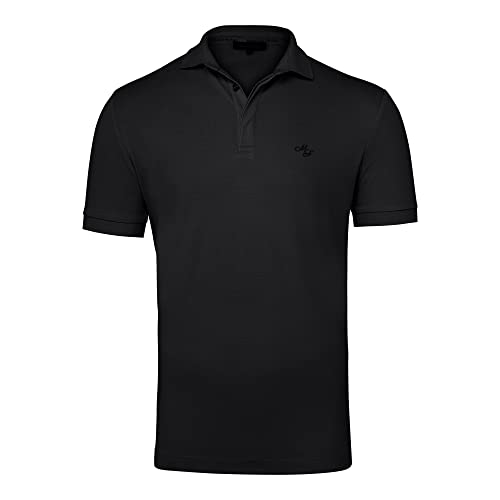 Manuele Ficano Herren Polo Shirt - Elegantes Kurz Arm Hemd - Premium Polo Shirt aus 100% Baumwolle - Golf T-Shirt - Poloshirt für Tennis, Golf, Sommer, Freizeit und Sport von MF Manuele Ficano